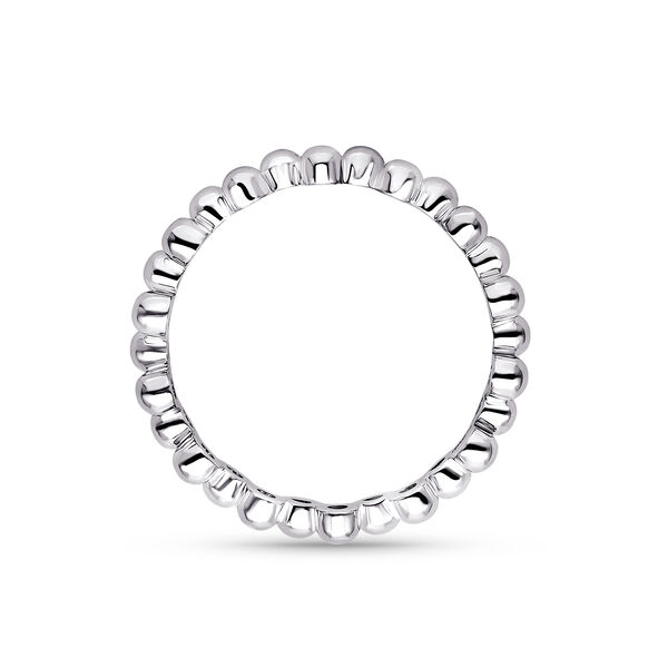 Stackable Splash Ring, Sterling Silver